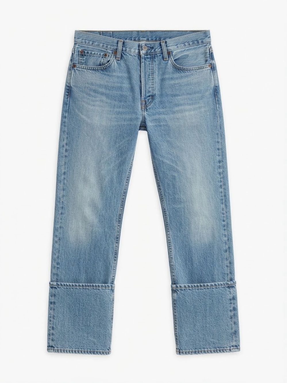 Levi's Light Blue Relaxed Straight Jeans